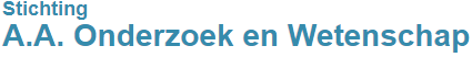 Stichting A. A. Onderzoek En Wetenschap