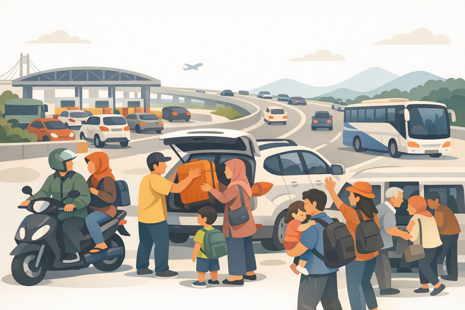 3,6 Juta Kendaraan Diprediksi Melintas di Tol Trans Jawa-Sumatera saat Mudik 2026