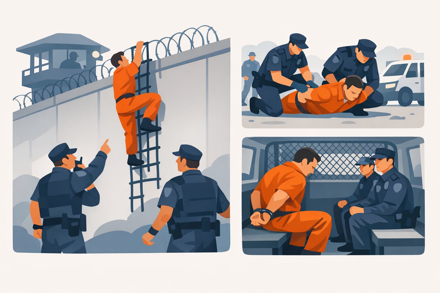 ‘Gevangene die ontsnappingspoging deed in Zwolle is moordenaar met 21 jaar cel’