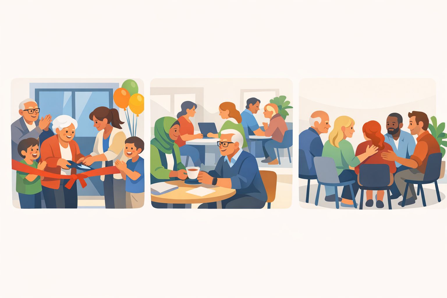 KompassiePunt Loosduinen feestelijk van start