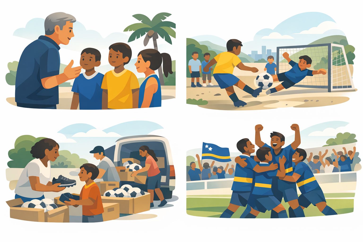 Ook met Rutten blijft doel: Curaçao wil naar 16e finale WK