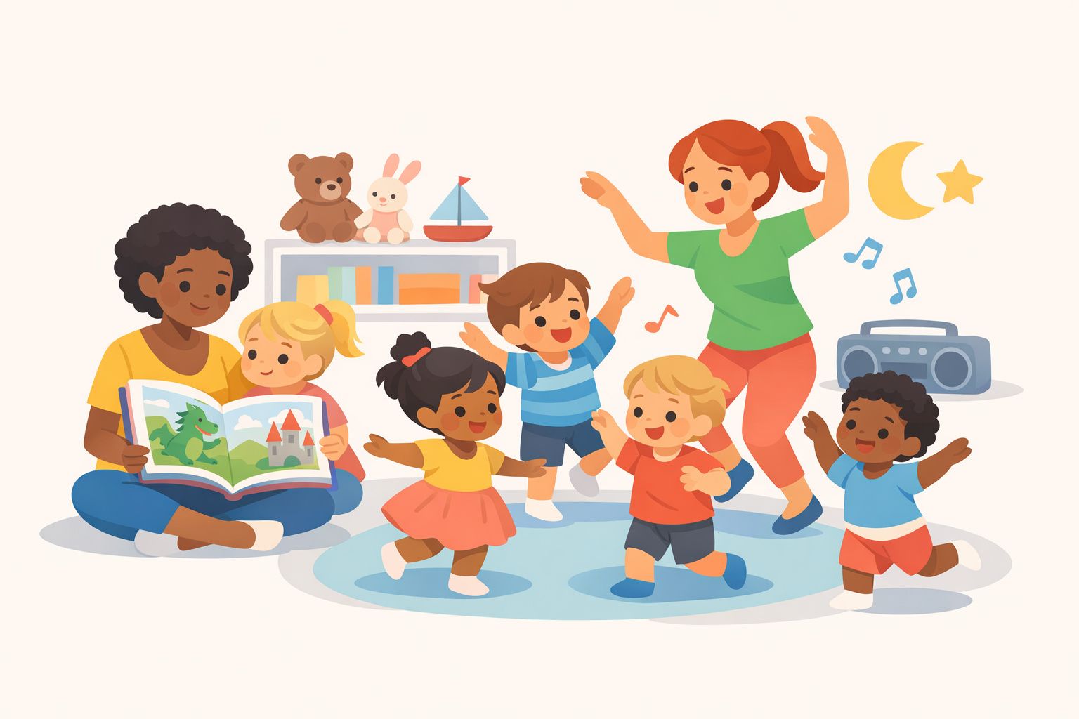 Prentenboekendans (2 t/m 4 jaar)